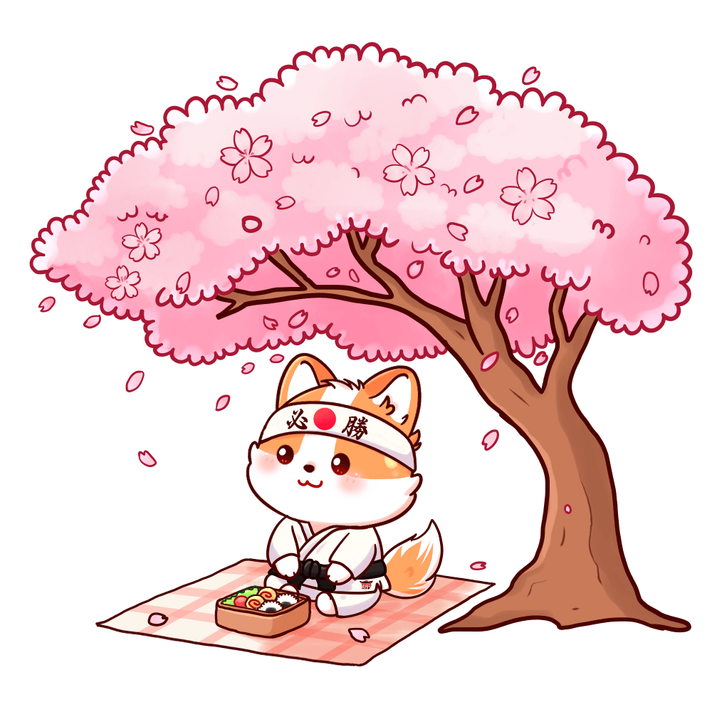 Coco-chan meditando, serena y en calma