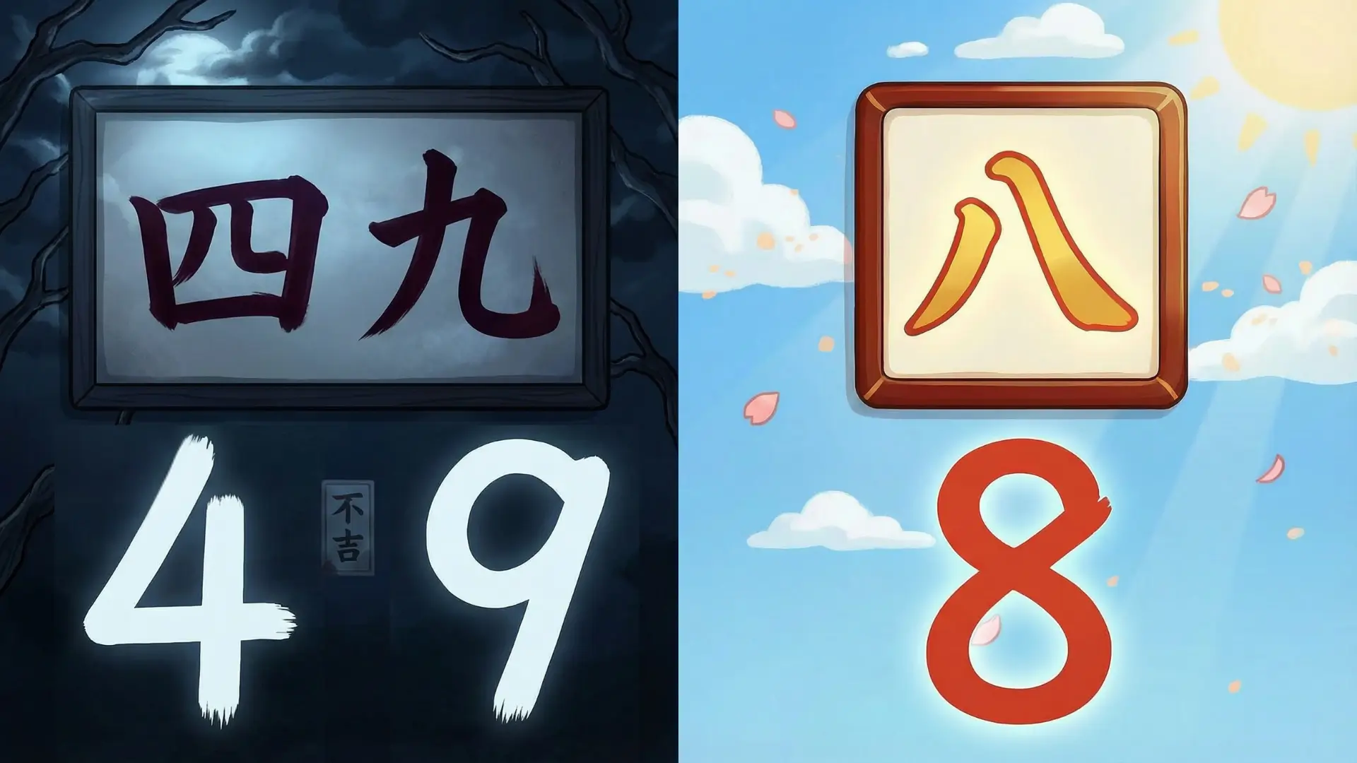 Números de buena suerte y de mala suerte en japonés